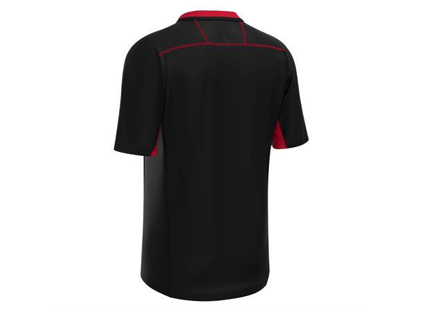 Alabaster shirt BLK/RED 3XS Teknisk kamp og treningsdrakt - Unisex 