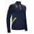 Fraser 1/4 Zip Top NAV/YEL S Teknisk treningsgenser - Unisex 